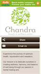 Mobile Screenshot of chandrawellnesscenter.com